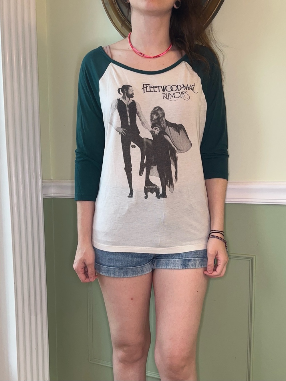 H&M Fleetwood Mac baseball top